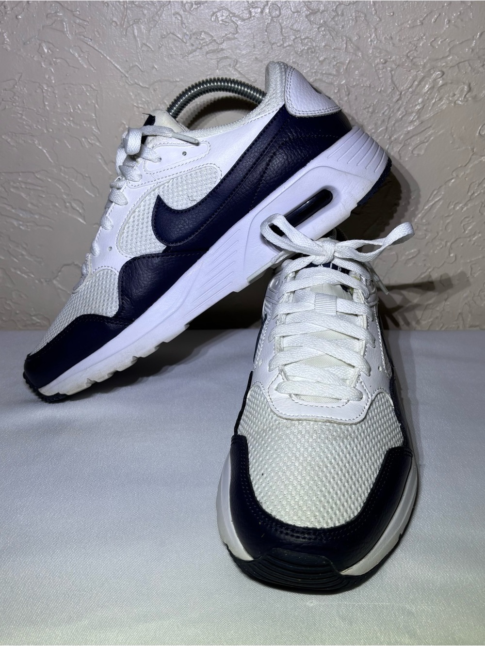 Nike Air Max SC  White Blue Running Sneaker Casual size 8 Men’s - Picture 5 of 9